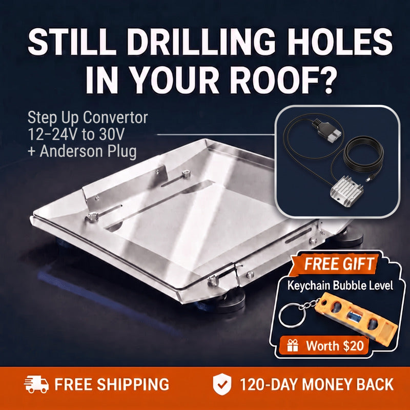 Complete Magnetic Roof Mount Power Kit | Starlink Mini – Nomad Link Co