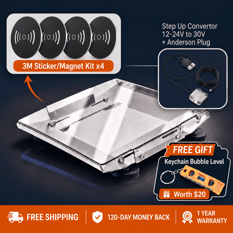 Magnetic Roof Mount Power Kit | For Boats, Caravans, Canopies & Trays