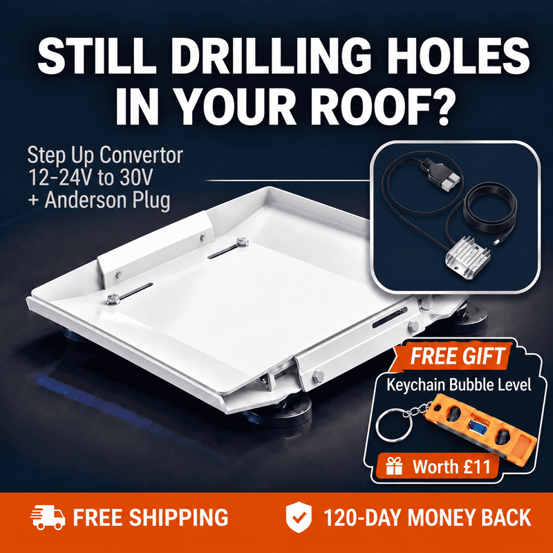 Complete Magnetic Roof Mount Power Kit | Starlink Mini UK