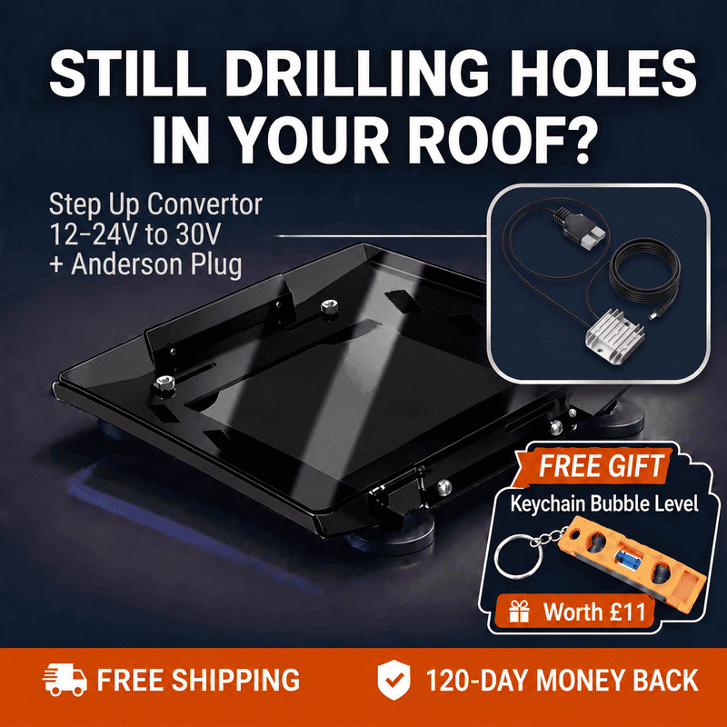 Complete Magnetic Roof Mount Power Kit | Starlink Mini UK