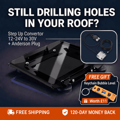 Complete Magnetic Roof Mount Power Kit | Starlink Mini UK