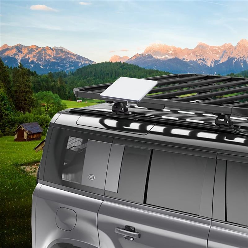 Flat Bar Roof Rack Mount | For Starlink Mini