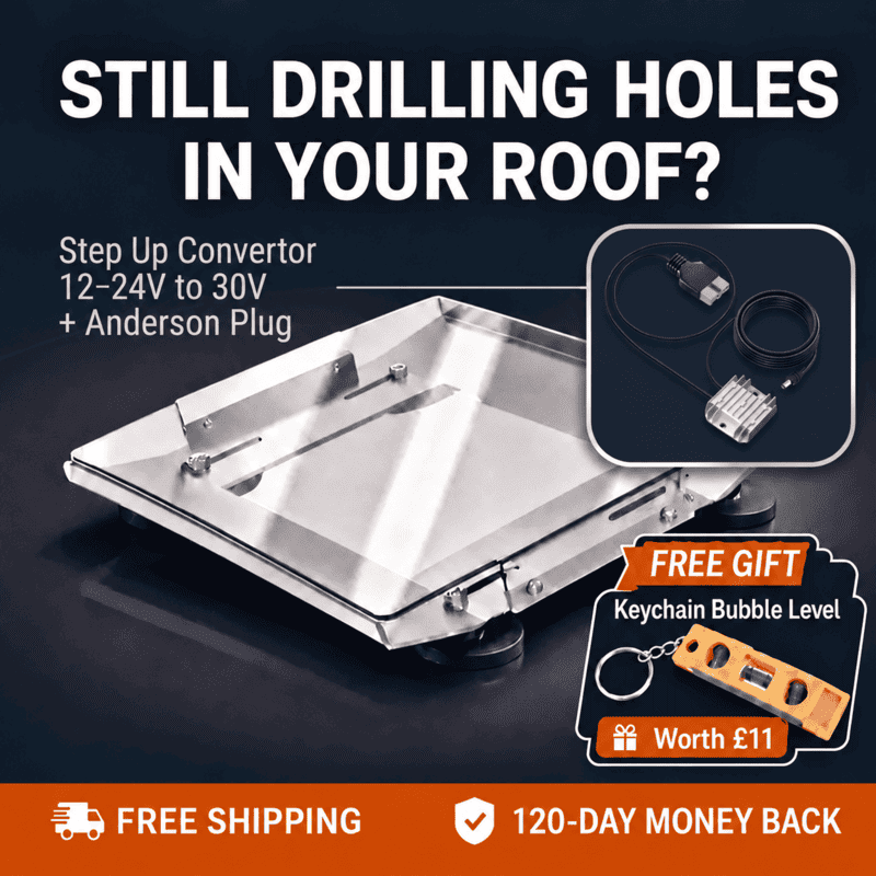 Complete Magnetic Roof Mount Power Kit | Starlink Mini UK