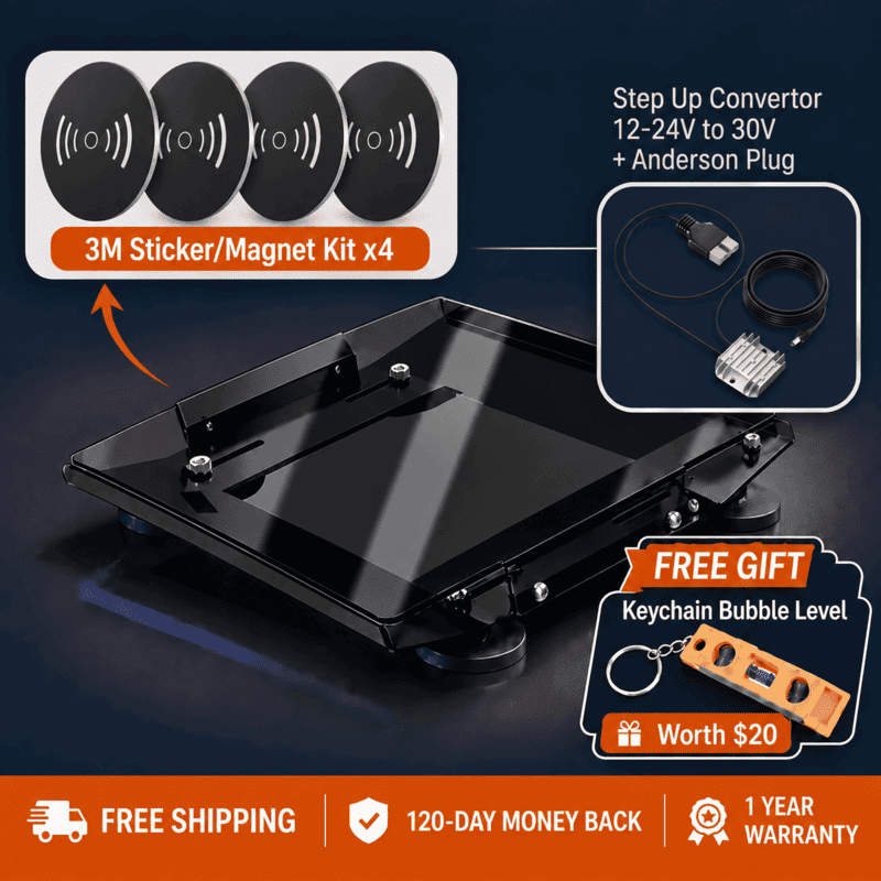 Magnetic Roof Mount Power Kit | For Boats, Caravans, Canopies & Trays