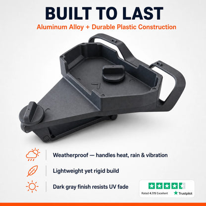 Flat Bar Roof Rack Mount | For Starlink Mini